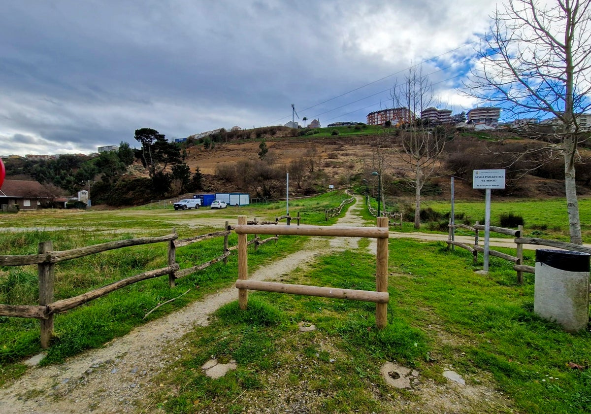 Actual estado de la zona donde se plantea ubicar el funicular.