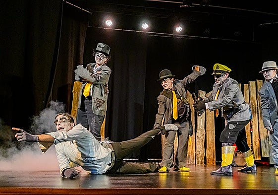 Iria Angulo, Antonio Fernández, Yolanda González, Marta Gutiérrez de Rozas, Nacho Haya y Javier Torrado interpretan la obra.