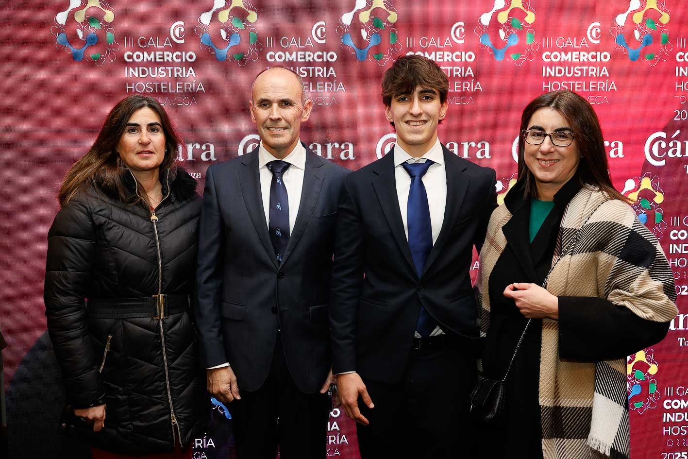 Isabel Bolado, Alberto Manuz, Javier Manuz y Elena Bolado.