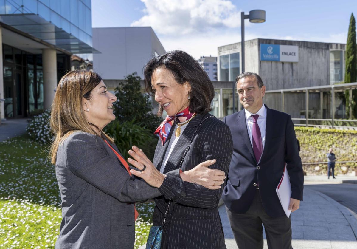 Buruaga y Botín, durante un encuentro reciente en Valdecilla.