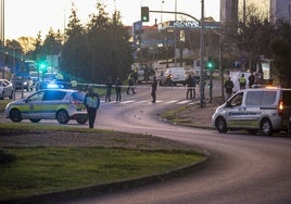 Imagen del lugar en el que se produjo el atropello que le costó la vida a Maite de la Mata.