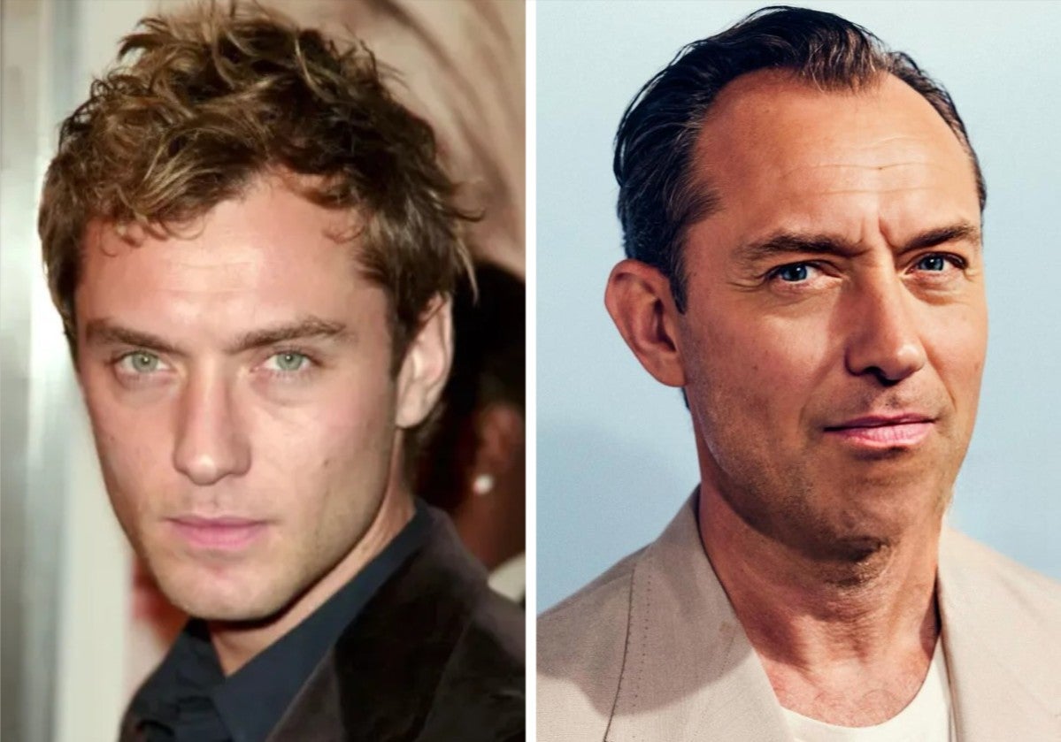 Jude Law, antes y ahora.