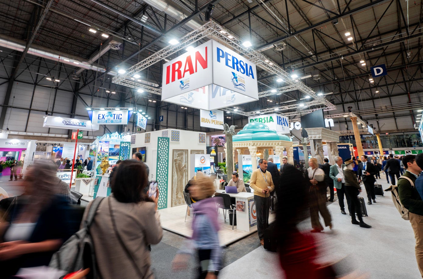 La 'embajada' en Fitur de Irán.