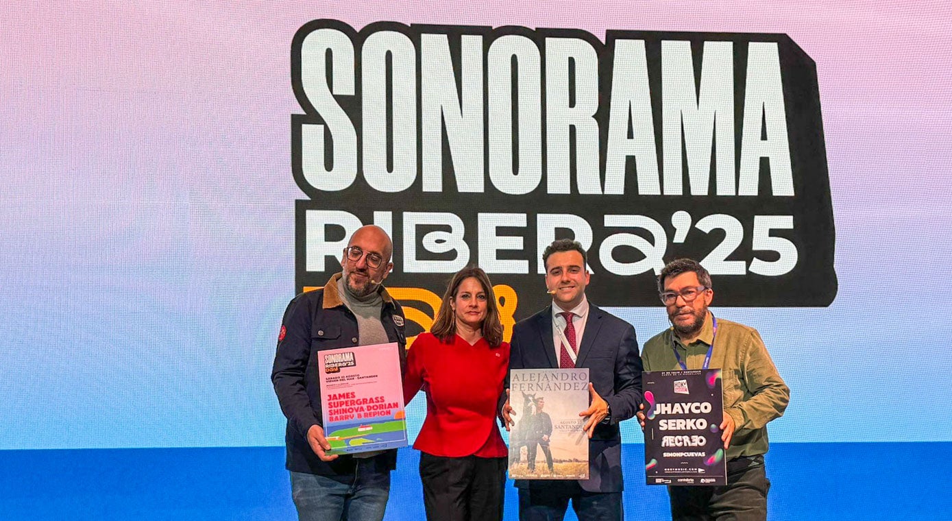 Presentación del Sonorama Ribera Day Santander en el estand de Cantabria.