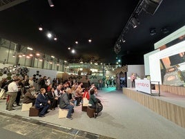 Ana Belén Marín durante la presentación de PrehGastro en FITUR