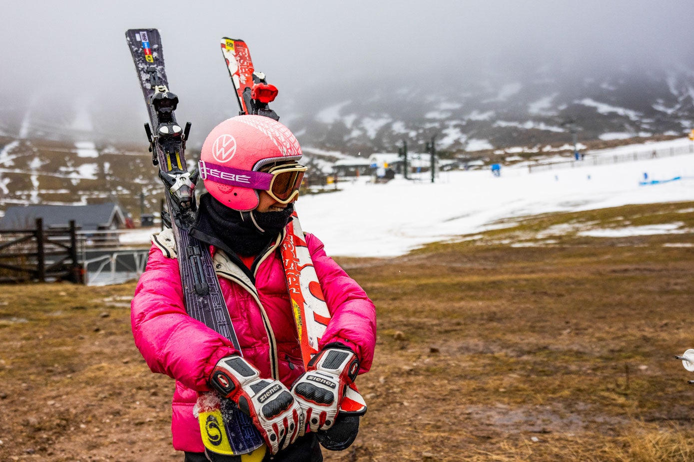 Lucía López, esquiadora que había acudido este domingo por primera vez esta temporada a Alto Campoo y repitió durante esta misma semana