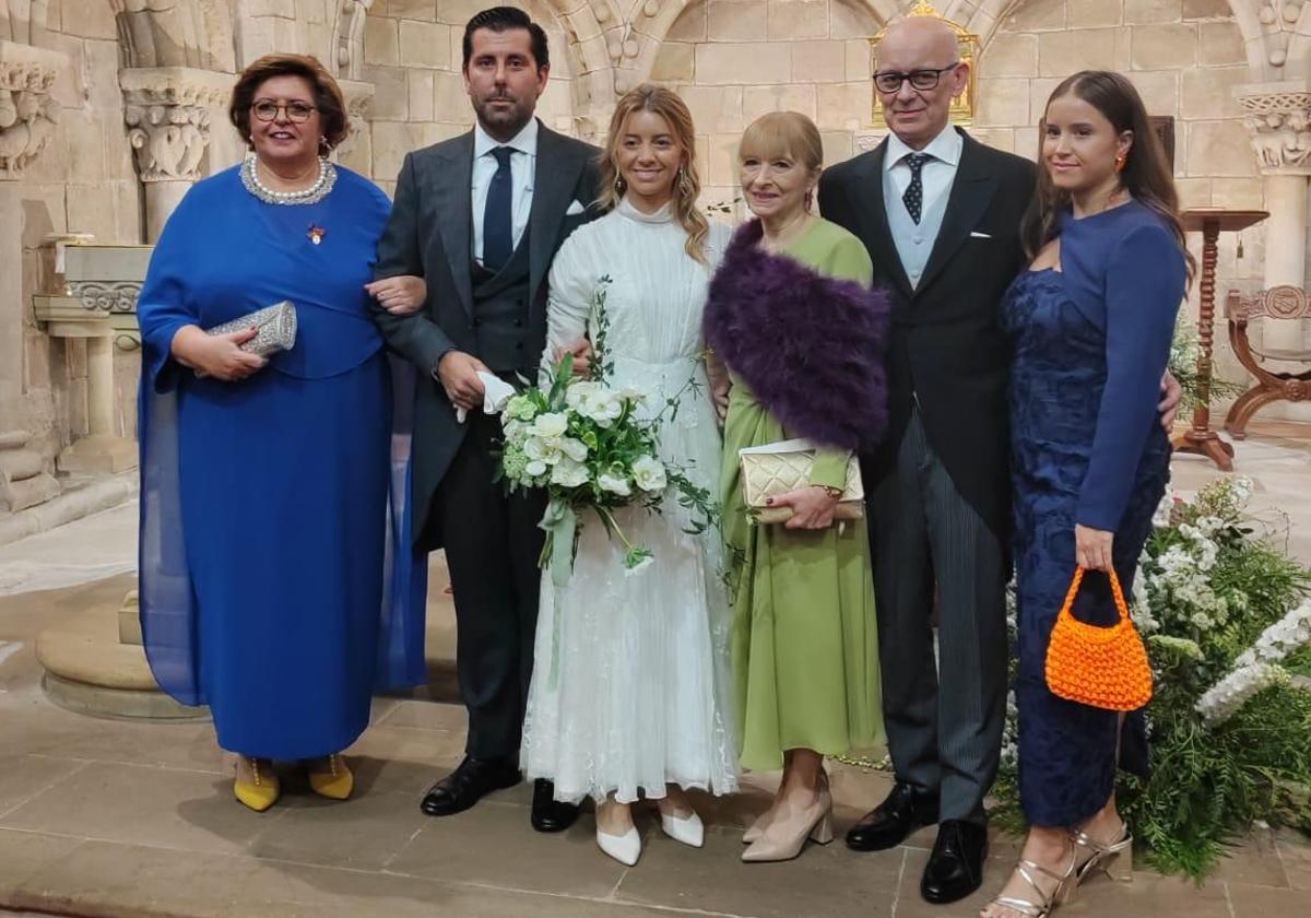 Nieves Bolado, Gonzalo Sáenz de Miera Bolado, Cristina Lázaro Luna, Rosa Luna, Miquel Lázaro y Anna Lázaro Luna.