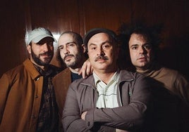 Los cuatro integrantes de Parquesvr, con quince años de trayectoria y tres discos publicados.