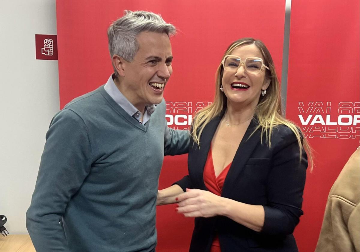 Pablo Zuloaga y María Jesús García, esta semana, en Cabezón de la Sal.