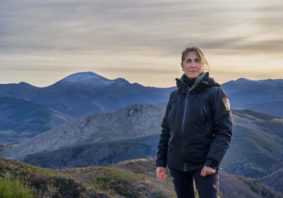 Begoña Almeida, naturalista de la Fundación Oso Pardo.