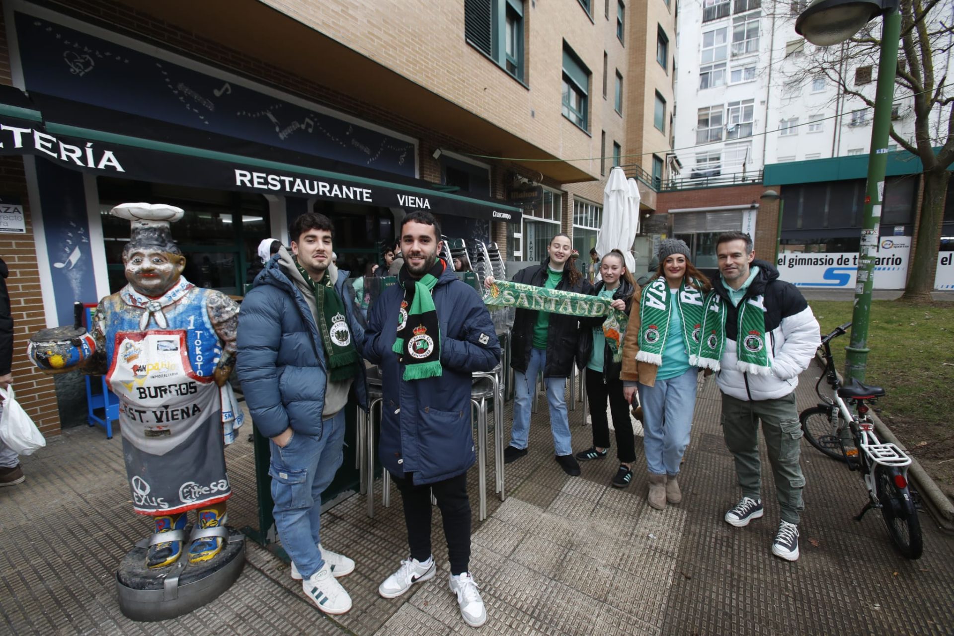 La afición verdiblanca, en Burgos