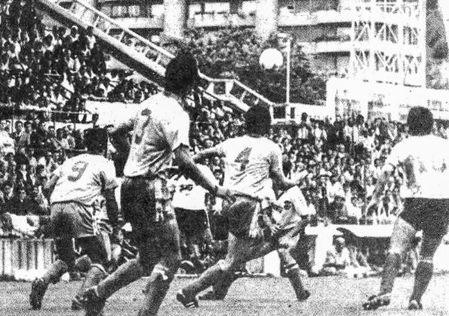 Racing- Cádiz, en aquel play off de 1987.