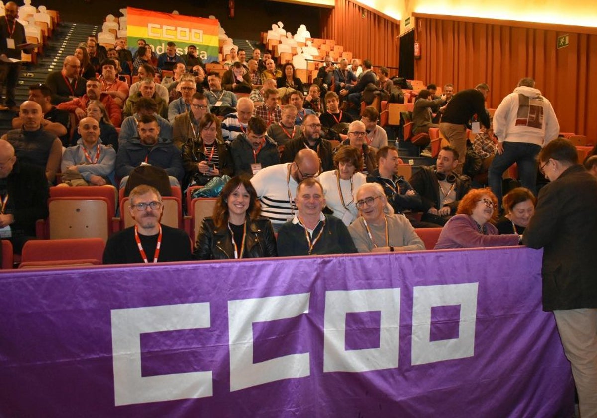 César Conde y Garbiñe Espejo en el Congreso celebrado este viernes en Los Corrales.