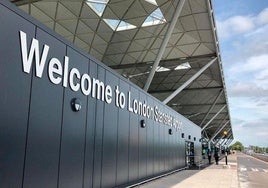 Aeropuerto de Stansted en Londres.