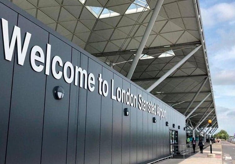 Aeropuerto de Stansted en Londres.