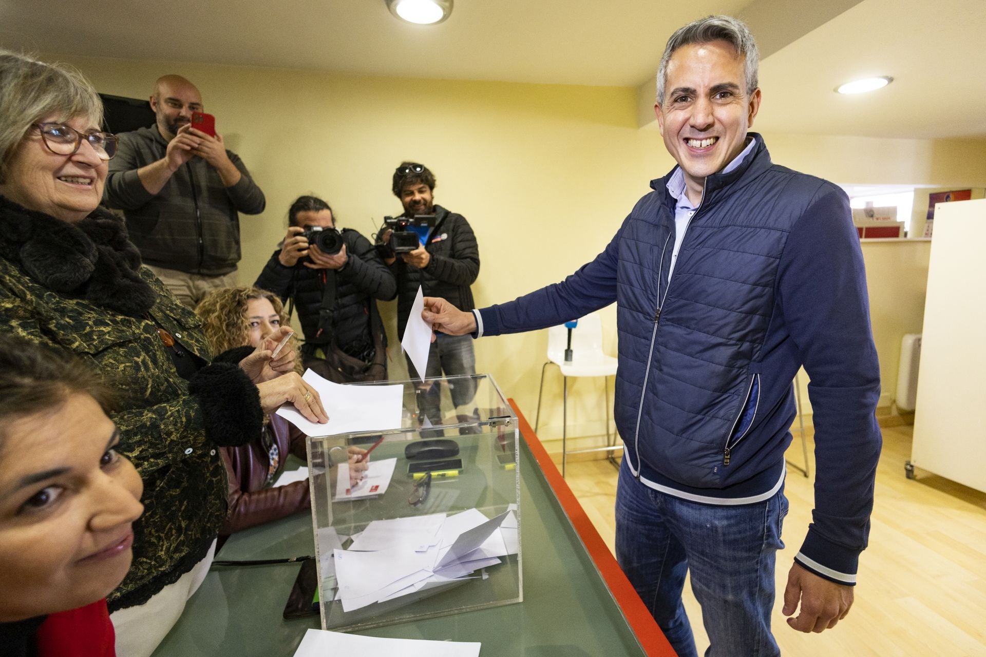 El momento de la votación de Pablo Zuloaga.