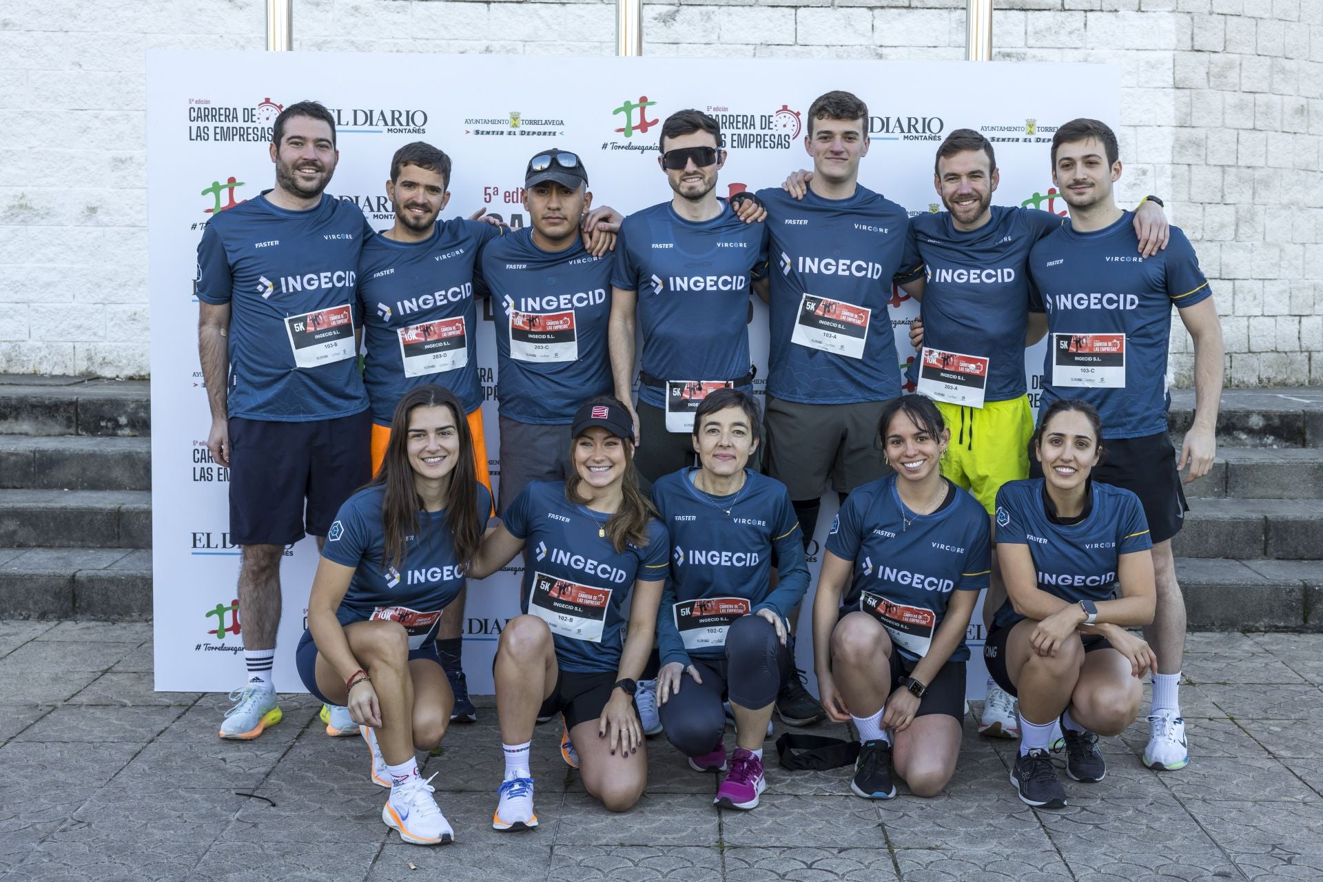 La formación de Ingecid: Silvia Odriozola Pereda, Montserrat Fernández Rivero, Mercedes Arias Liaño, Ayelén Comisso Villegas, Ricardo Igareda Ribalaigua, Juan Agüero Lanza, Jorge Gil Toribio, Daniel Rucabado Mújico, Juan Luis Sarabia del Hoyo, Laura González Suárez, José Octavio Curi Delgado, y José Alejandro Sariol Pérez