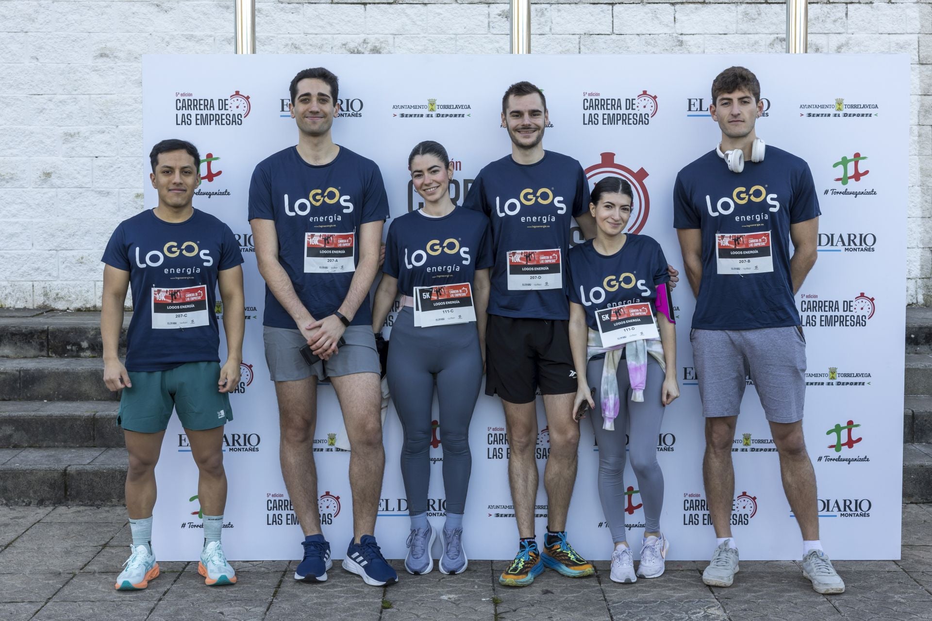 Selección del quipo de Logos Energía, formado por Elena Ruiz Sainz, Susana Osman González, Marta Plaza Cayón, Belén Ruiz Fernández, Adrián Estraviz González, Gaël Fournet Pérez, Luis Danilo Ríos Albán y Luis Cacicedo López.