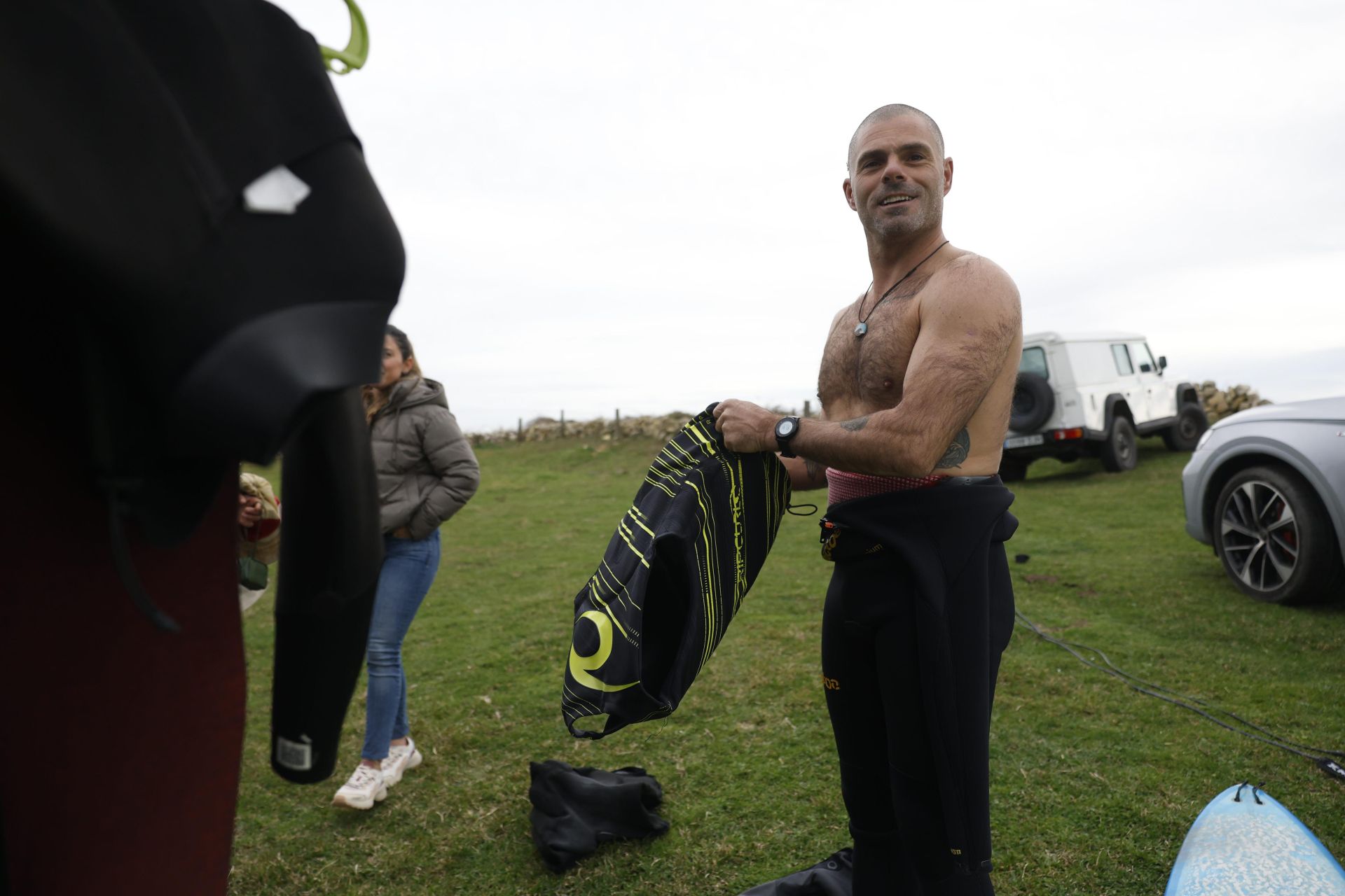 Sergio García se enfunda el traje.