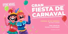 El sábado, 1 de marzo, tendrá lugar el gran desfile de disfraces, que dará comienzo con un pasacalles de majorettes y música en directo a partir de las 17:00 horas