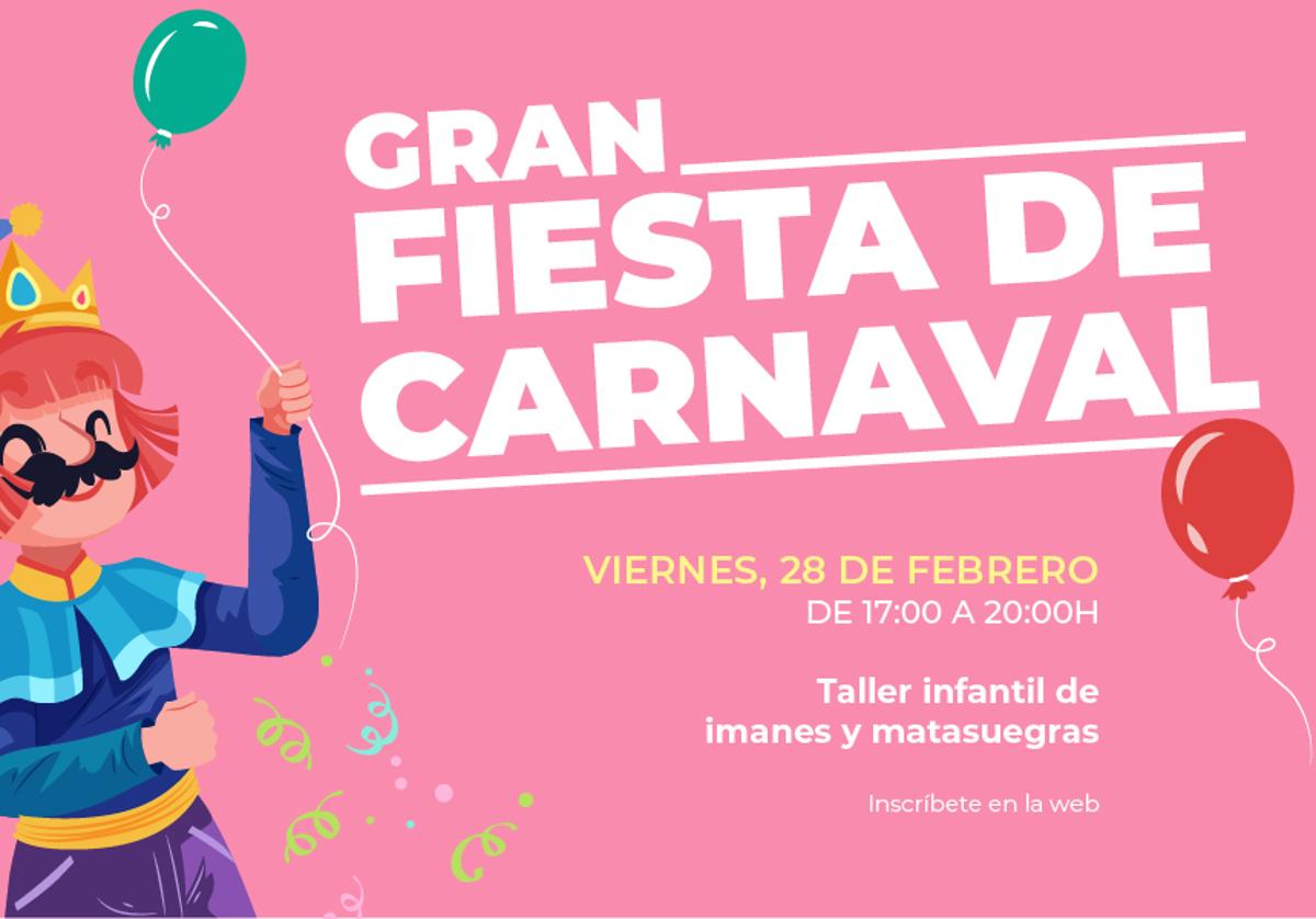 El sábado, 1 de marzo, tendrá lugar el gran desfile de disfraces, que dará comienzo con un pasacalles de majorettes y música en directo a partir de las 17:00 horas