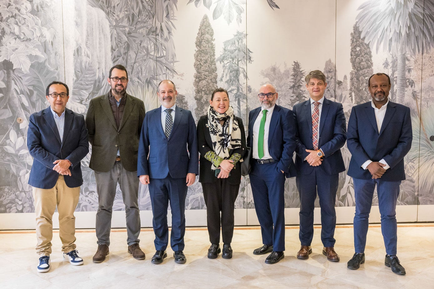 Carlos Fernández, Joaquín González, Rubén Calderón, Noelia Iglesias, Fernando Rodiño, Gerardo Pellón y Domingo Lima.