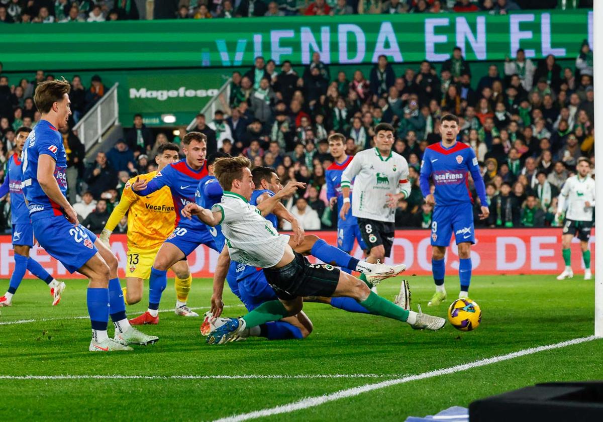 Celebración del gol de Arana