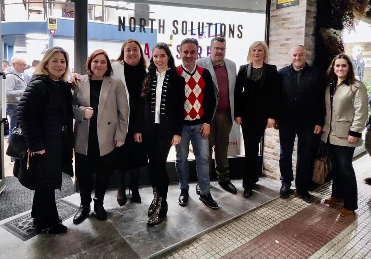 Diego Movellán acompañó a los trabajadores de North Solutions en la inauguración de las nuevas instalaciones