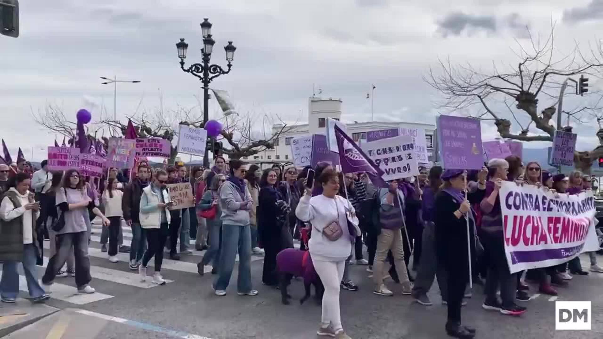 Más de 5.000 personas reivindican en Santander la igualdad efectiva: «No se puede dar ni un paso atrás»