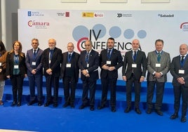 Presidentes de las cámaras en el encuentro de Vigo.