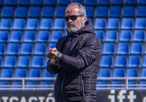 Álvaro Cervera, en una sesión con el Tenerife.