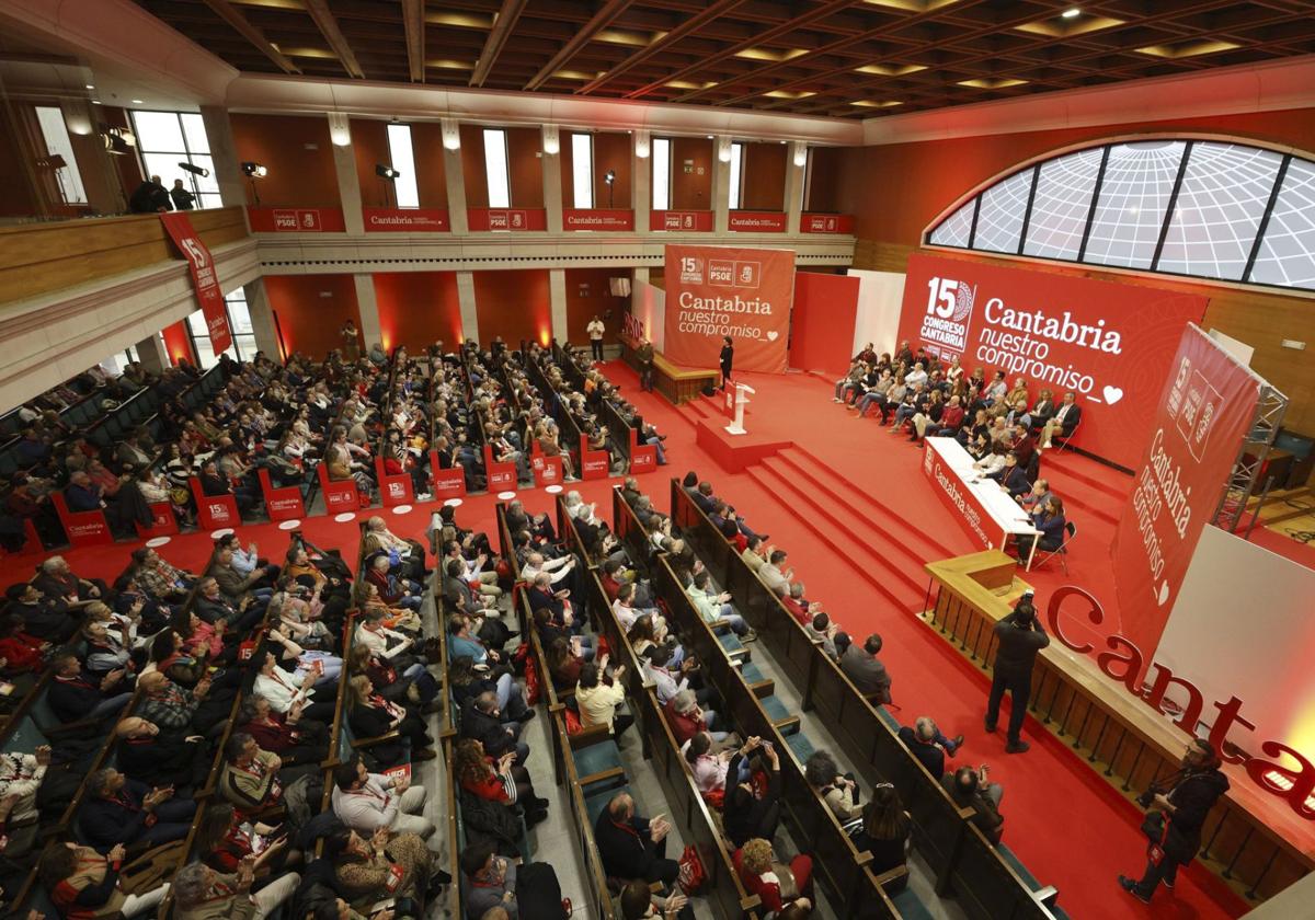 El acto del PSOE de Cantabria en el Paraninfo, en imágenes