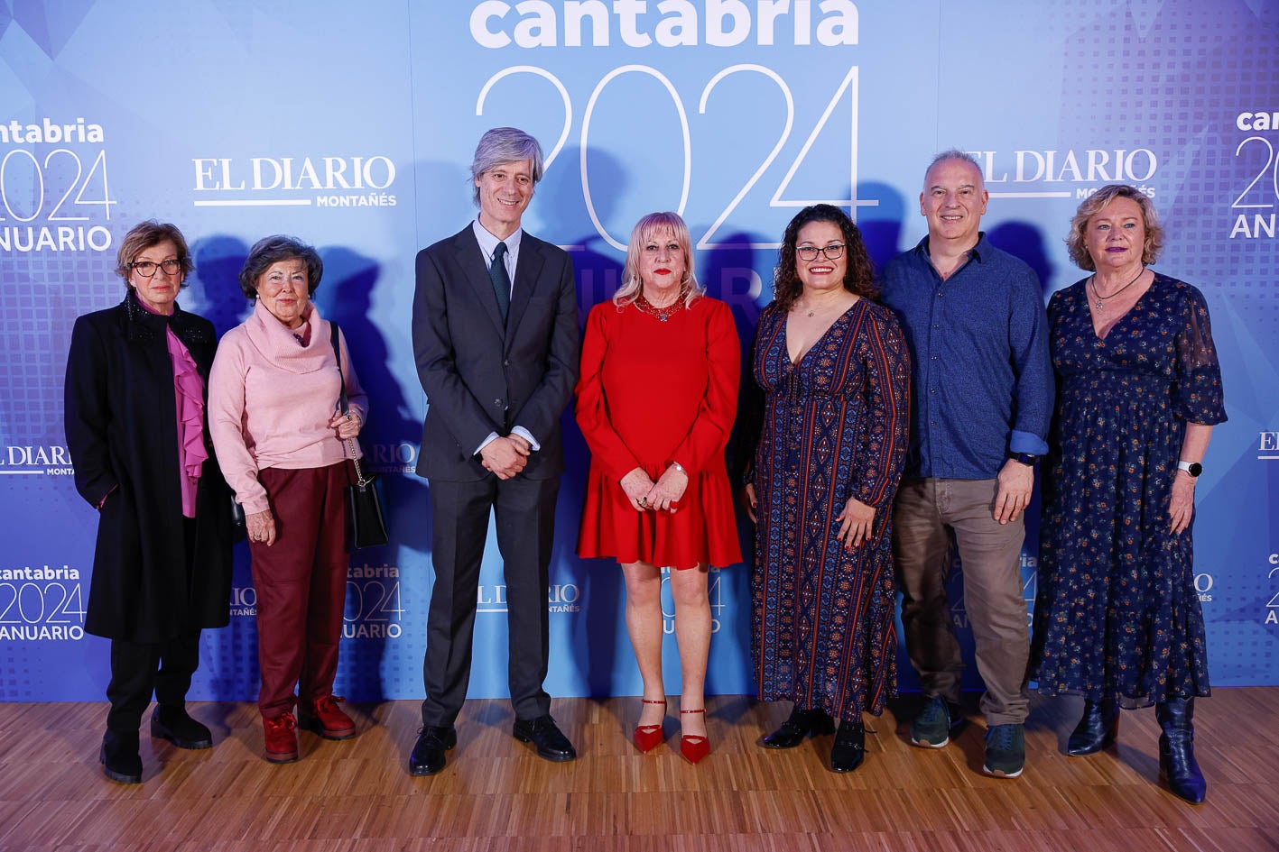 Emilia Levi, Carmen Carrión, Carlos Pajares, Mariluz Fernández, Alexandra Gualdrón, Francisco Gracia y Marta Saiz Rejado.