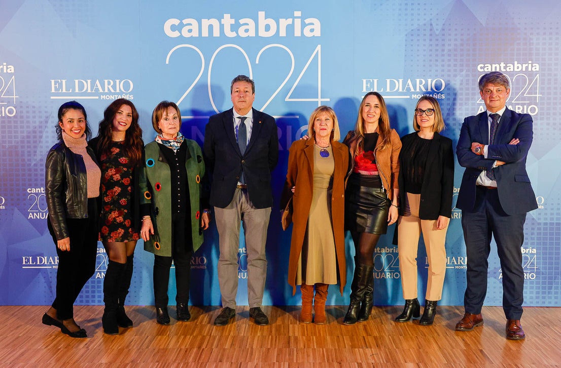 Claudia Sánchez Marín, Elena Molero Bautista, Teresa Puente, Íñigo Fernández, Pilar Pellón, Amia Terán, Iruz Terán y Gerardo Pellón.