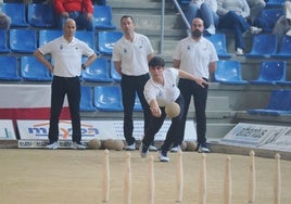 J. Cuesta se llevó ayer un punto de la Mateo Grijuela.