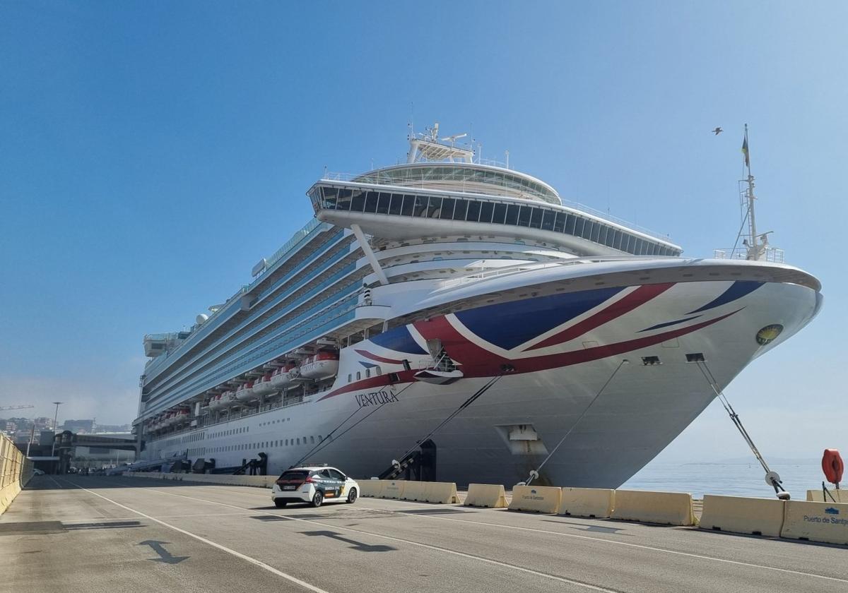 El 'Ventura', con 3.000 pasajeros, inicia este martes la temporada de cruceros en el Puerto de Santander