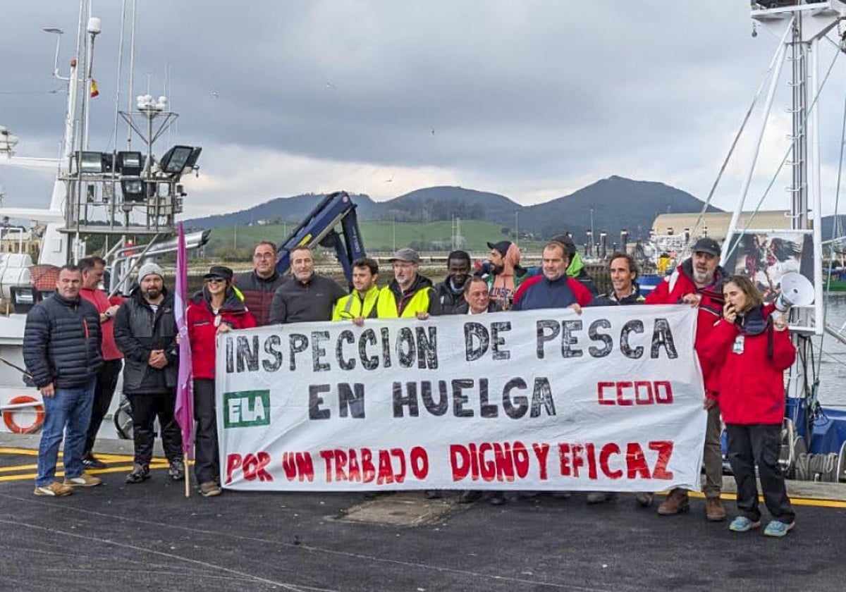 Los inspectores de pesca mantienen la huelga y reclaman al Gobierno sentarse a negociar
