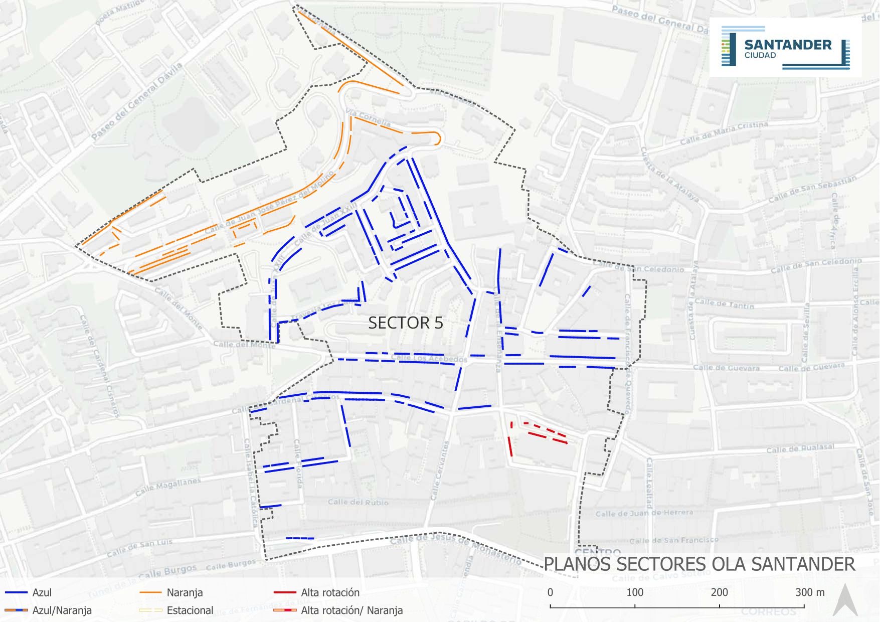 Así quedará el mapa de la OLA en Santander