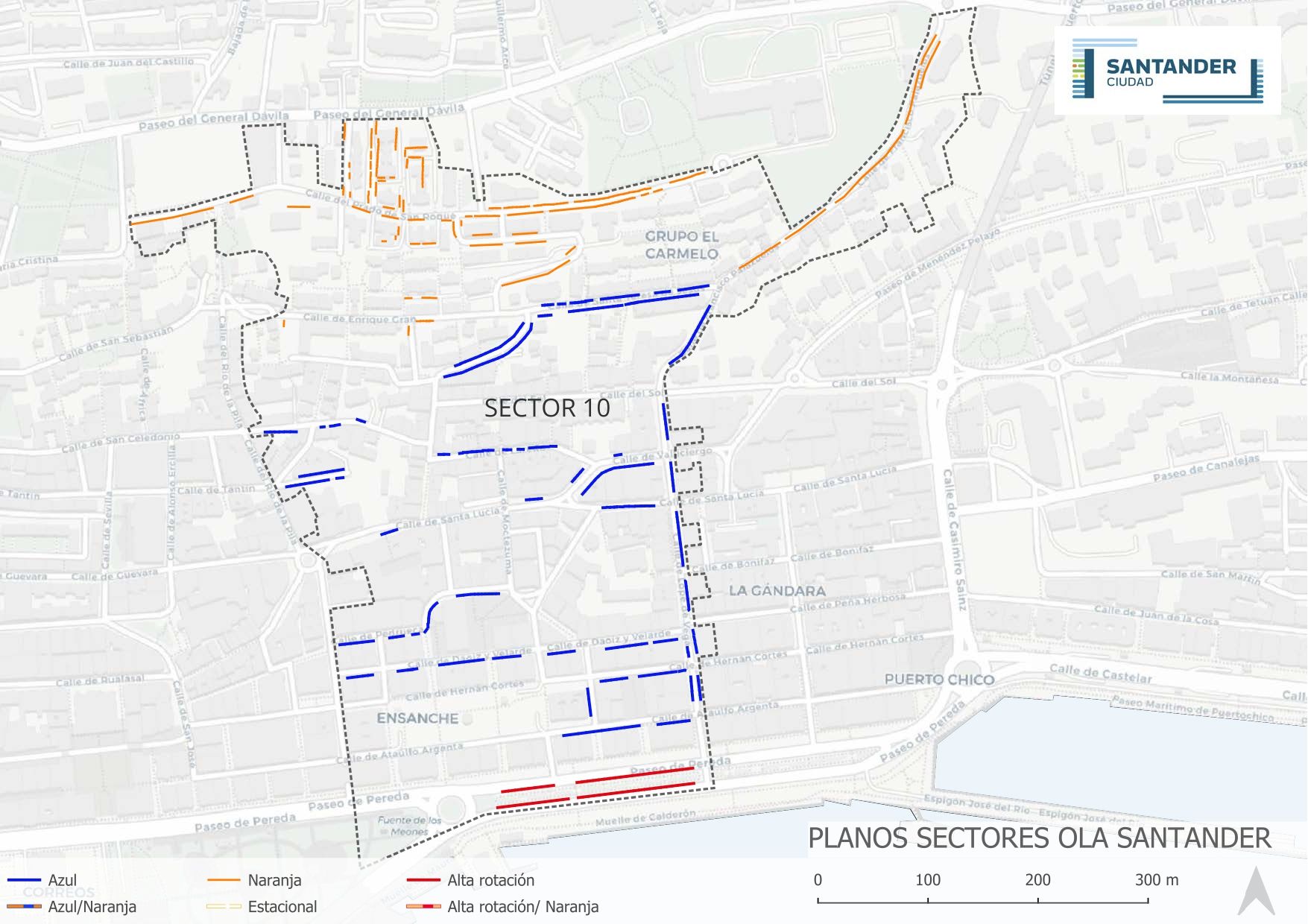 Así quedará el mapa de la OLA en Santander