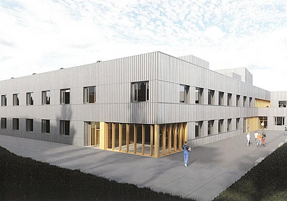 Infografía del futuro conservatorio de Torrelavega.