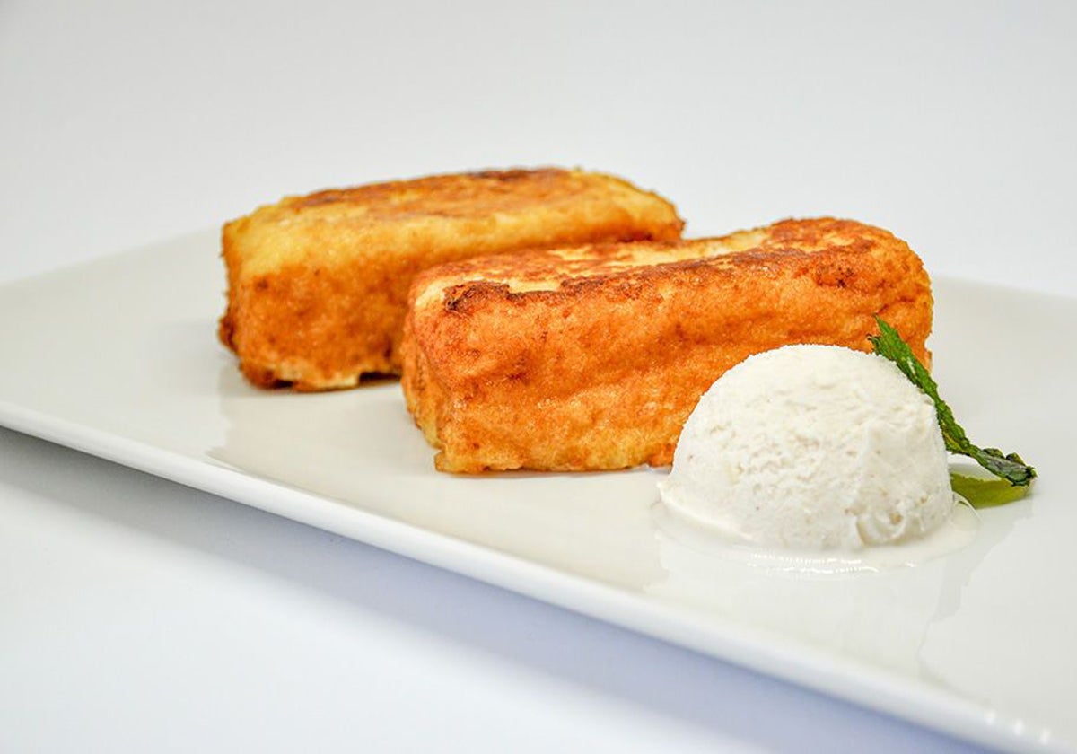 Torrijas de sobao pasiego