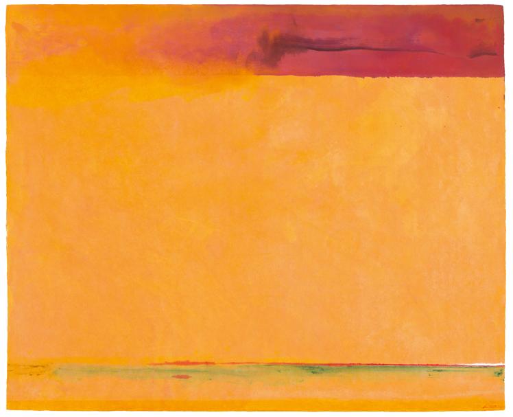 Helen Frankenthaler, 'Exposición al sur', 2002. Helen Frankenthaler Foundation, Nueva York.