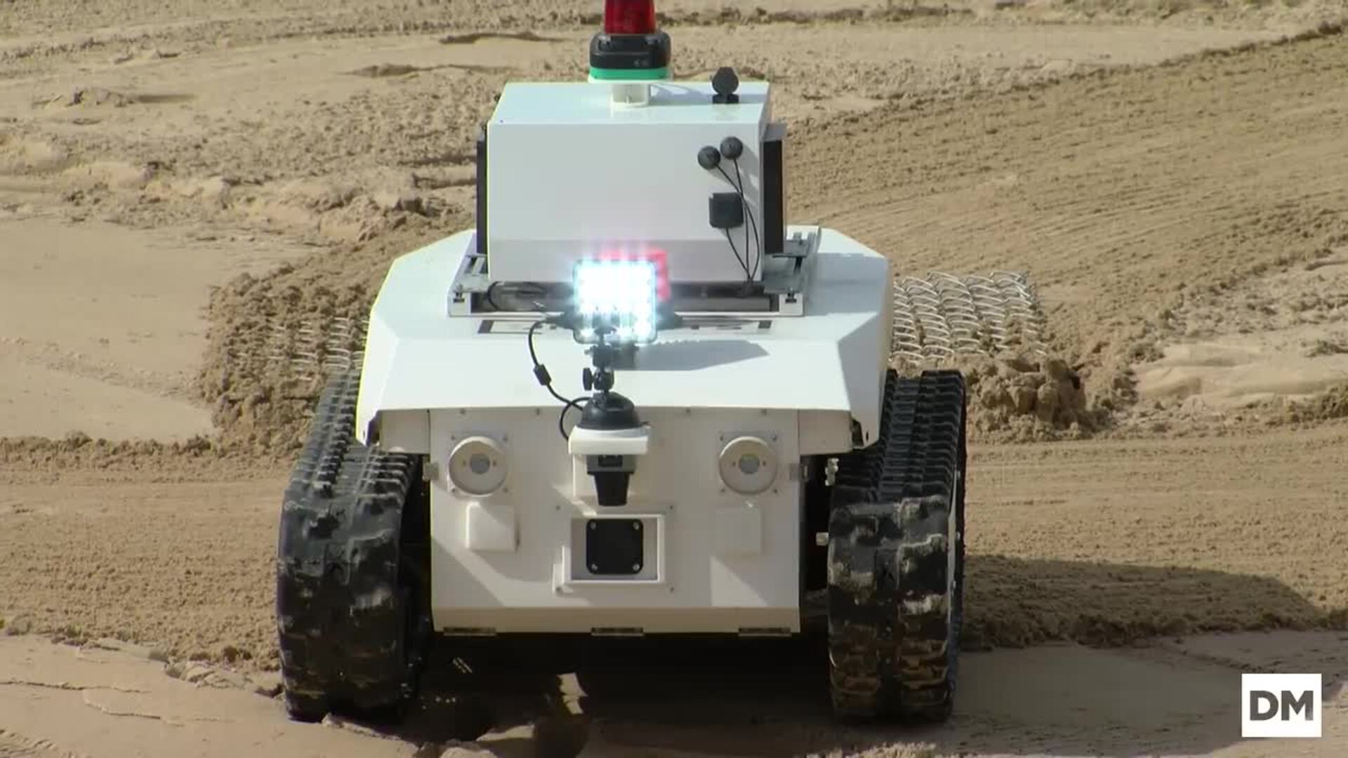Un robot para limpiar playas