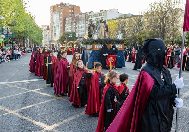 Jesús en el momento de la traición de Judas, en el paso 'El Prendimiento'.