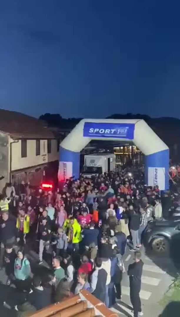Así ha sido la salida del trail nocturno de Cicero