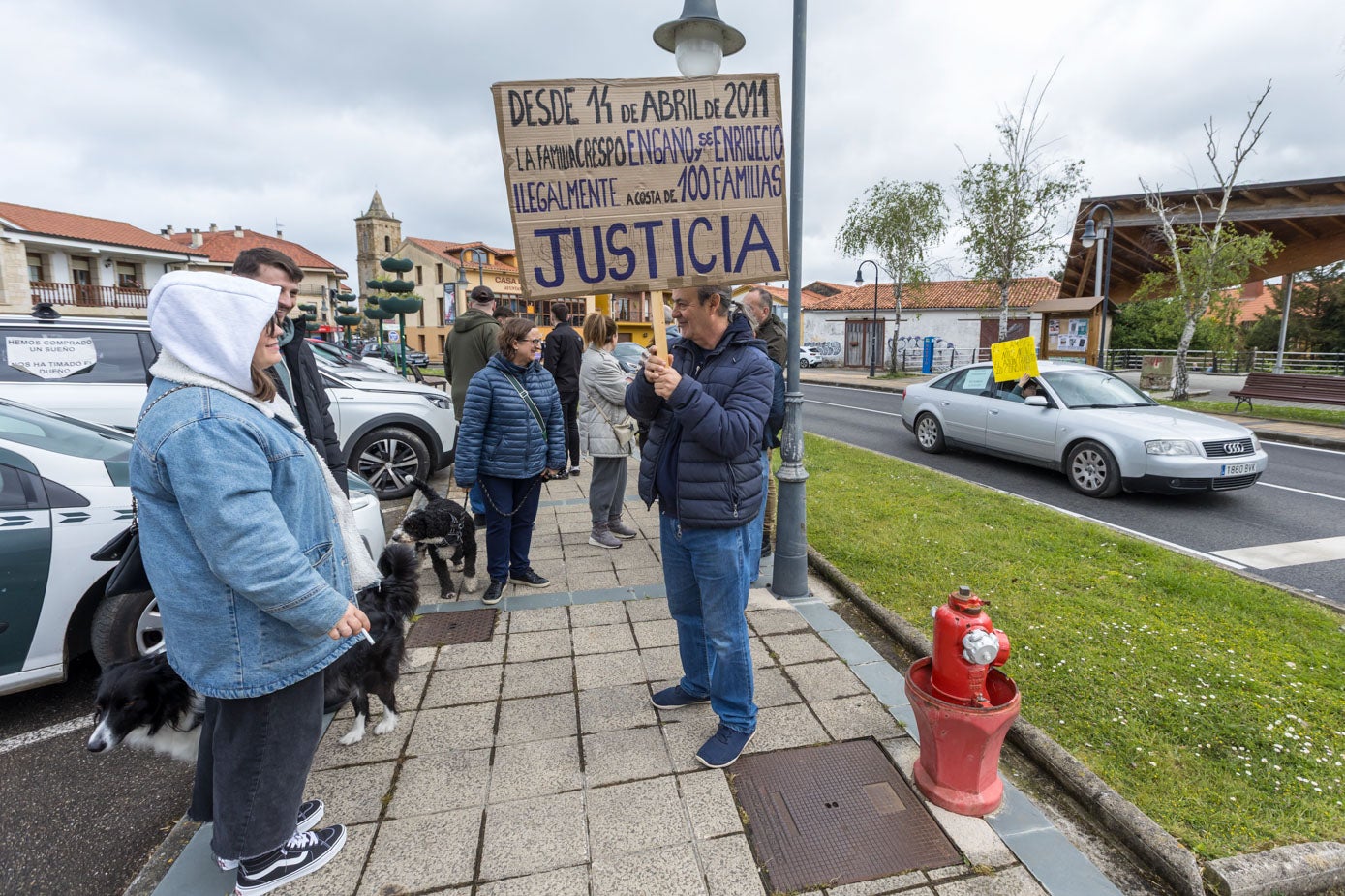 Las pancartas pidiendo justicia por la situación eran recurrentes.