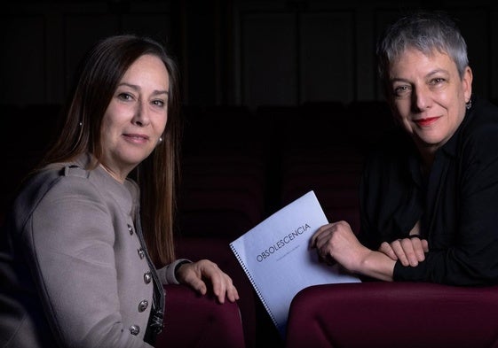 Blanca del Barrio y Rita Cofiño han afrontado durante más de un año el proyecto de 'Obsolescencia', que hoy vive su puesta de largo.