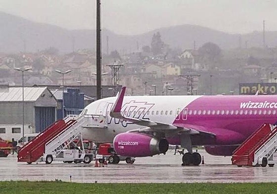 Imagen de archivo de un avión de Wizzair, la compañía que operará la ruta.