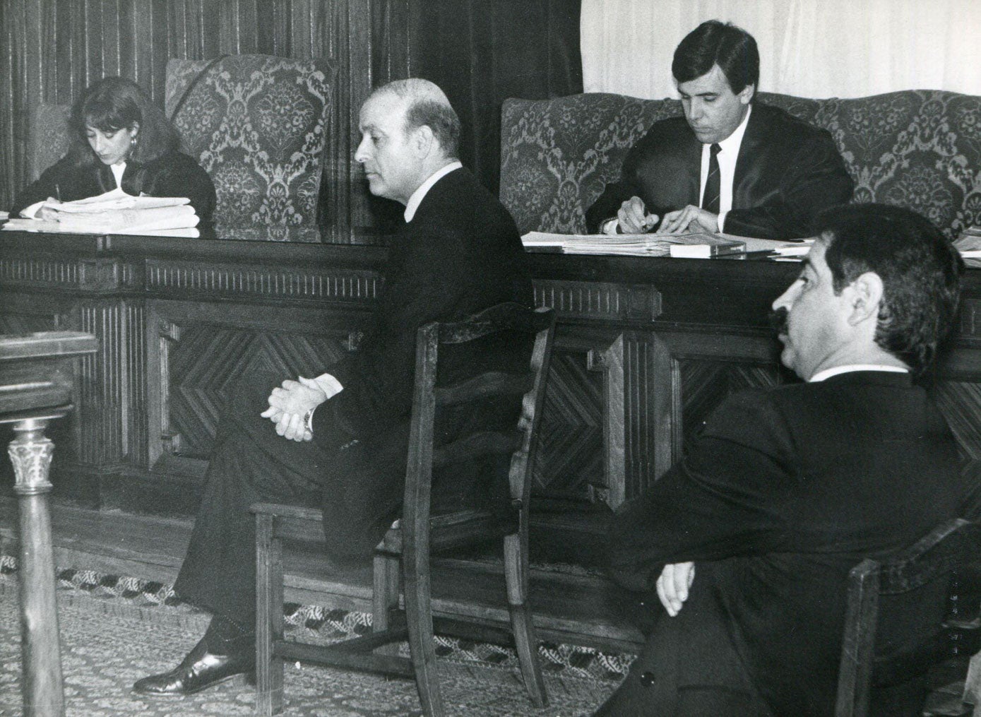 El de Polaciones en un juicio con Juan Hormaechea en 1990. El entonces presidente le había denunciado por injurias