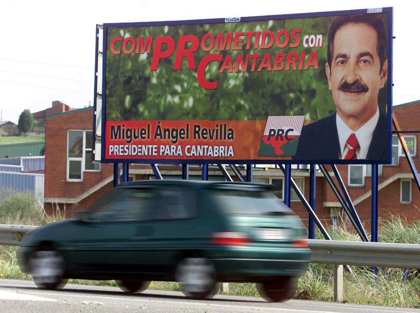 Cartel electoral de los regionalistas que hacía un juego de palabras con las siglas del partido. 